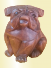 Statue de bulldog