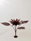 Fleurs de lotus bougeoir en métal